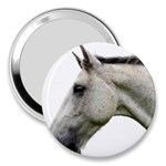 White Horse 3  Handbag Mirror