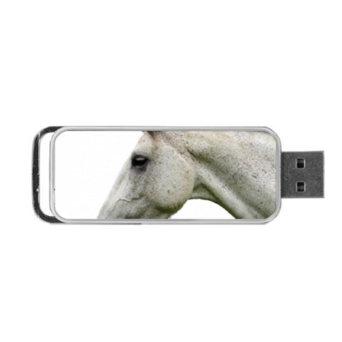 White Horse Portable USB Flash (Two Sides) from ArtsNow.com Front