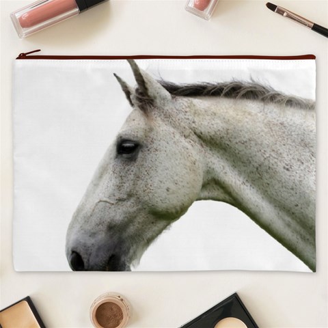 White Horse Cosmetic Bag (XXXL) from ArtsNow.com Front