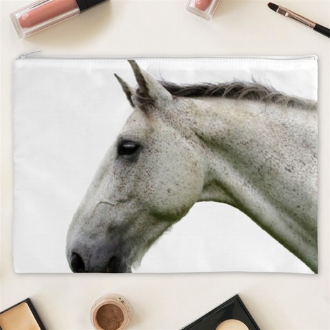 White Horse Cosmetic Bag (XXXL) from ArtsNow.com Front