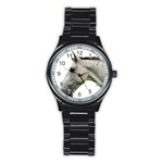 White Horse Stainless Steel Round Watch