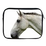 White Horse Apple iPad Zipper Case