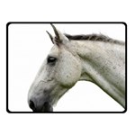 White Horse Double Sided Fleece Blanket (Small)