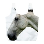White Horse Full Print Recycle Bag (L)