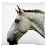 White Horse Standard Flano Cushion Case (Two Sides)