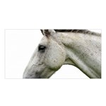 White Horse Satin Shawl