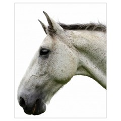 White Horse Drawstring Pouch (XL) from ArtsNow.com Back