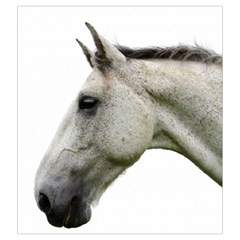 White Horse Drawstring Pouch (XXL) from ArtsNow.com Back
