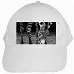 Zebra White Cap