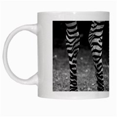 Zebra White Mug from ArtsNow.com Left