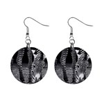 Zebra 1  Button Earrings