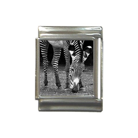 Zebra Italian Charm (13mm) from ArtsNow.com Front