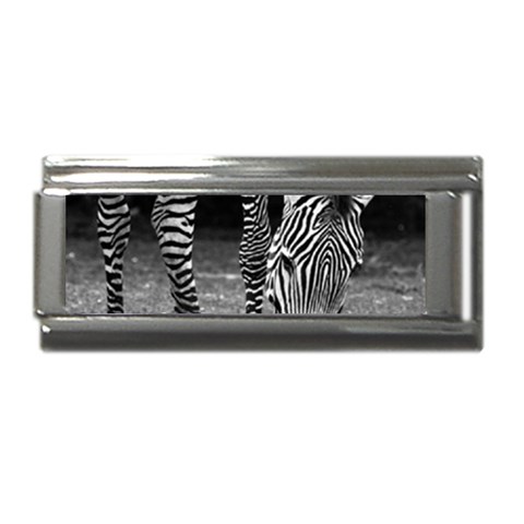 Zebra Superlink Italian Charm (9mm) from ArtsNow.com Front