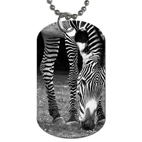 Zebra Dog Tag (One Side) from ArtsNow.com Front