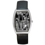 Zebra Barrel Style Metal Watch