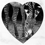 Zebra Jigsaw Puzzle (Heart)