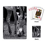 Zebra Playing Cards Single Design