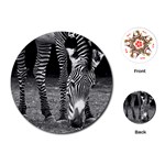 Zebra Playing Cards (Round)