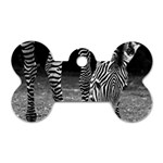 Zebra Dog Tag Bone (Two Sides)
