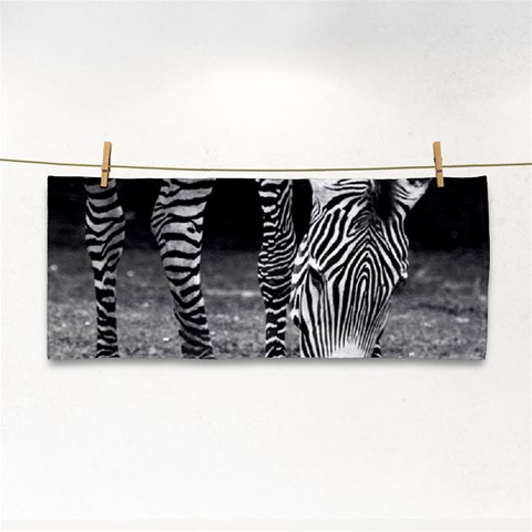 Zebra Hand Towel from ArtsNow.com Front
