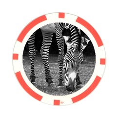 Zebra Poker Chip Card Guard (10 pack) from ArtsNow.com Back