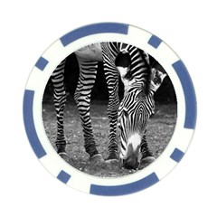 Zebra Poker Chip Card Guard (10 pack) from ArtsNow.com Back