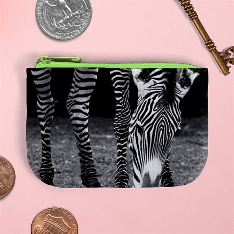 Zebra Mini Coin Purse from ArtsNow.com Front
