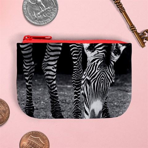Zebra Mini Coin Purse from ArtsNow.com Front