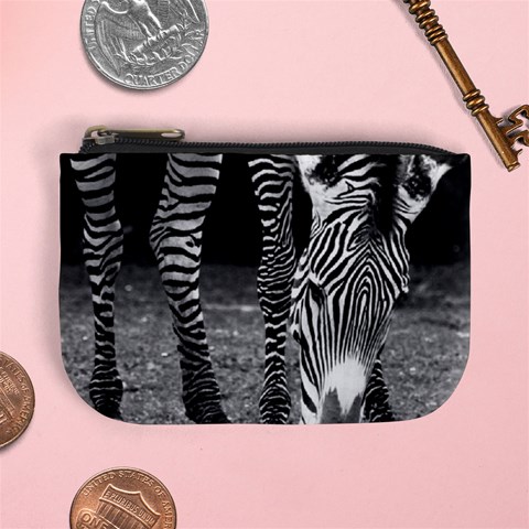 Zebra Mini Coin Purse from ArtsNow.com Front