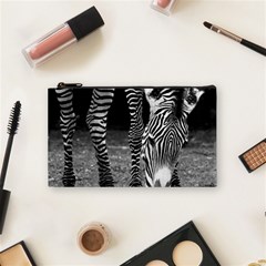 Zebra Cosmetic Bag (Small) from ArtsNow.com Front