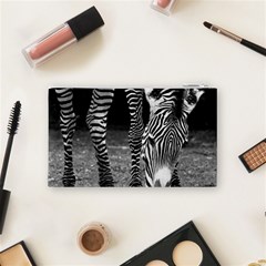 Zebra Cosmetic Bag (Small) from ArtsNow.com Back