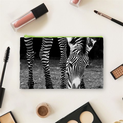 Zebra Cosmetic Bag (Medium) from ArtsNow.com Front
