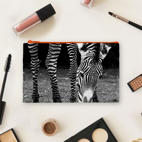 Zebra Cosmetic Bag (Medium) from ArtsNow.com Front