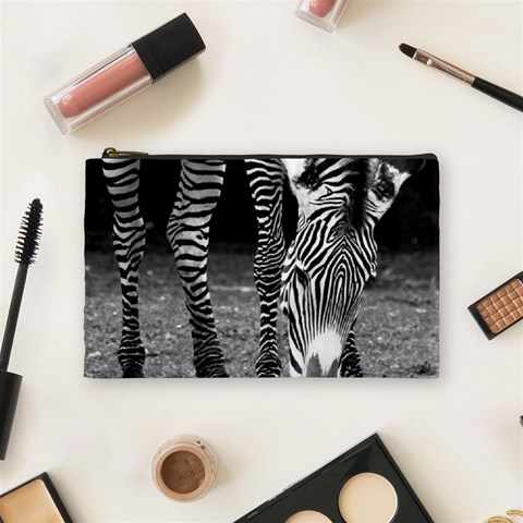Zebra Cosmetic Bag (Medium) from ArtsNow.com Front