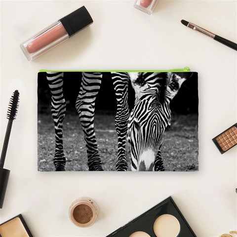 Zebra Cosmetic Bag (Medium) from ArtsNow.com Back