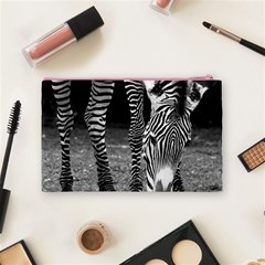 Zebra Cosmetic Bag (Medium) from ArtsNow.com Back
