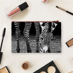 Zebra Cosmetic Bag (Medium) from ArtsNow.com Back