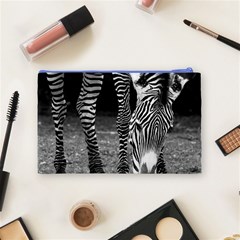 Zebra Cosmetic Bag (Medium) from ArtsNow.com Back