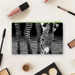 Zebra Cosmetic Bag (Medium) from ArtsNow.com Back