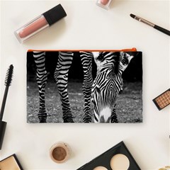 Zebra Cosmetic Bag (Medium) from ArtsNow.com Back