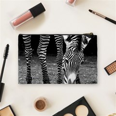 Zebra Cosmetic Bag (Medium) from ArtsNow.com Back