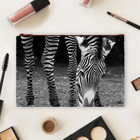 Zebra Cosmetic Bag (Large) from ArtsNow.com Front