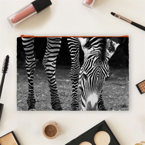 Zebra Cosmetic Bag (Large) from ArtsNow.com Front