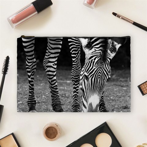 Zebra Cosmetic Bag (Large) from ArtsNow.com Front