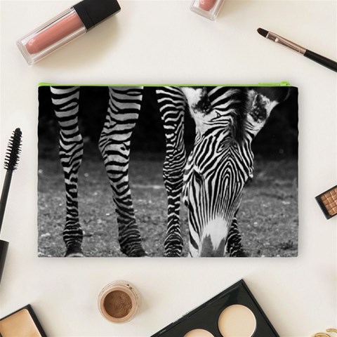 Zebra Cosmetic Bag (Large) from ArtsNow.com Back
