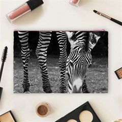 Zebra Cosmetic Bag (Large) from ArtsNow.com Back