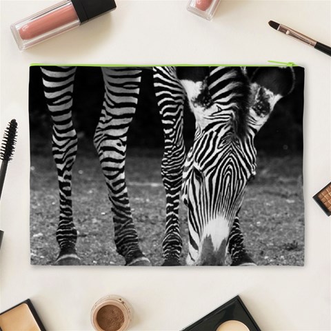 Zebra Cosmetic Bag (XL) from ArtsNow.com Back