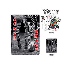 Zebra Playing Cards 54 (Mini) from ArtsNow.com Front - Joker2