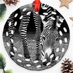 Zebra Ornament (Round Filigree)