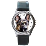 German Shepherd Dog Round Metal Watch